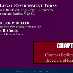 The legal environment today 10th edition