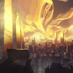 Aubade with burning city analysis