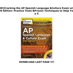 Ap spanish preparing for the language and culture examination answers